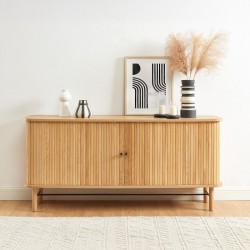 Buffet ERNEST frêne portes tambour